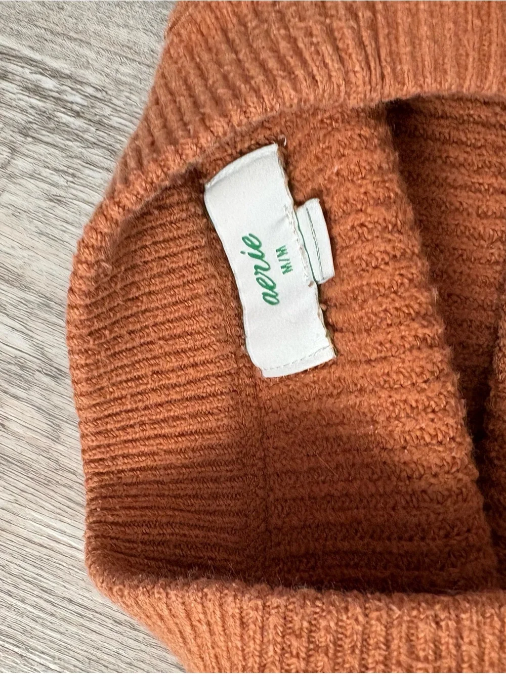 aerie women’s Crewneck Sweater - Rust - Picture 2 of 3